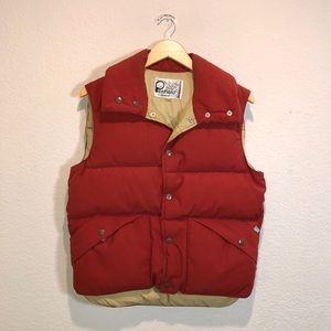 Penfield Maroon & Tan Trail Vest